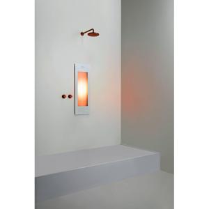 Sunshower Round Small One infrarood inbouw 95x33x10cm White S0500-S0101