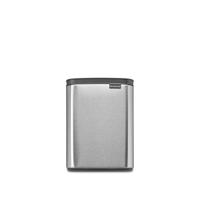 Brabantia Bo Afvalemmer - 7 liter - kunstof binnenemmer - matt steel fingerprint proof 222962