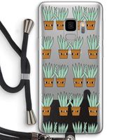 Sansevieria: Samsung Galaxy S9 Transparant Hoesje met koord