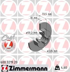Remschijf Coat Z 600321920