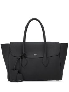 Ferragamo grand sac à main en cuir à logo - Noir