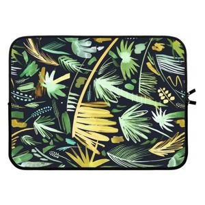 Tropical Palms Dark: Laptop sleeve 15 inch