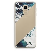 Golven: Samsung Galaxy J6 (2018) Transparant Hoesje