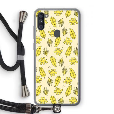 Herfst: Samsung Galaxy A11 Transparant Hoesje met koord