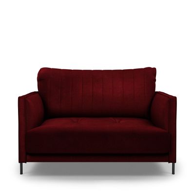 Rivièra Maison Loveseat 'Bal Harbour' Velvet, kleur Vineyard Burgundy