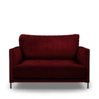 Rivièra Maison Loveseat 'Bal Harbour' Velvet, kleur Vineyard Burgundy - thumbnail