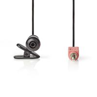 Nedis MICCJ100BK dasspeld microfoon mini-jack 3.5 mm met clip - thumbnail