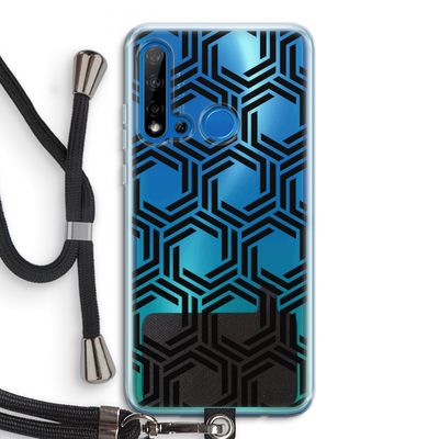 Geometrisch patroon: Huawei P20 Lite (2019) Transparant Hoesje met koord