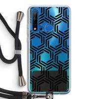 Geometrisch patroon: Huawei P20 Lite (2019) Transparant Hoesje met koord