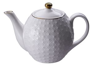 Theepot met sterrenpatroon - Nippon White - Tokyo Design Studio - 1300ml - 24 x 16.5cm