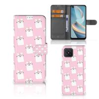 OPPO Reno4 Z | Telefoonhoesje | Met pasjeshouder | Sleeping Cats