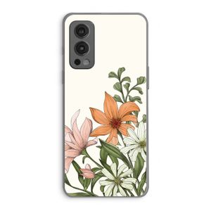 Floral bouquet: OnePlus Nord 2 5G Transparant Hoesje