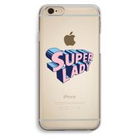 Superlady: iPhone 6 / 6S Transparant Hoesje - thumbnail
