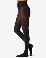 HEMA Dames maillot 100denier katoen zwart (zwart)