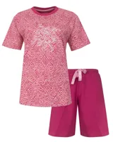 Irresistible dames shortama katoen - Pink flower