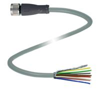 Pepperl+Fuchs 221114 Sensor/actuator connector, geassembleerd Aantal polen (sensoren): 8 12 m 1 stuk(s)