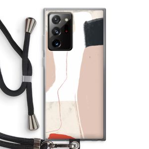 Lava: Samsung Galaxy Note 20 Ultra / Note 20 Ultra 5G Transparant Hoesje met koord