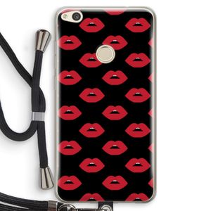 Lips: Huawei Ascend P8 Lite (2017) Transparant Hoesje met koord