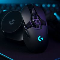 Logitech Gaming G903 Lightspeed Gaming-muis Radiografisch Optisch Zwart 11 Toetsen 16000 dpi Verlicht, Oplaadbaar, Wireless Charging, Gewichtsreductie - thumbnail