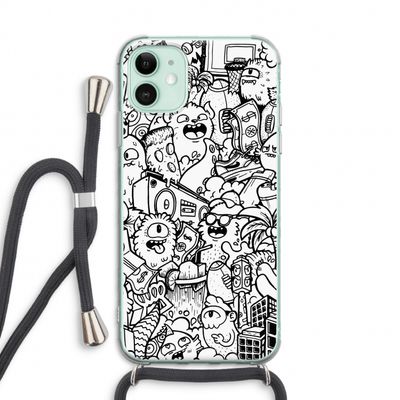 Vexx City #2: iPhone 11 Transparant Hoesje met koord