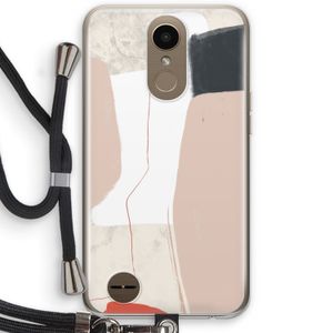 Lava: LG K10 (2017) Transparant Hoesje met koord