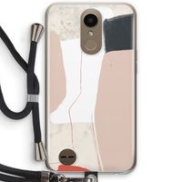 Lava: LG K10 (2017) Transparant Hoesje met koord