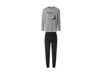 esmara Men Heren pyjama (Grijs/zwart, L)