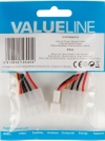 Valueline Interne Stroomkabel Molex Male - Molex Female + 3-Pins Fan Power 0.15 m - AKTIE! - thumbnail