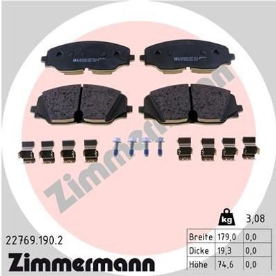 Remblokkenset, schijfrem 227691902