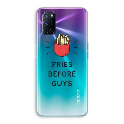 Fries before guys: Oppo A72 Transparant Hoesje
