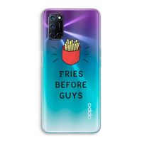 Fries before guys: Oppo A72 Transparant Hoesje
