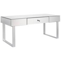 Beliani NESLE - Salontafel-Zilver-Glas - thumbnail