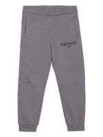 Balmain Kids pantalon de jogging à logo imprimé - Gris - thumbnail