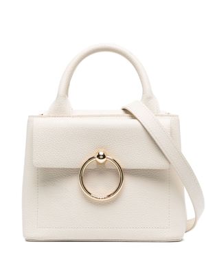 Claudie Pierlot mini sac à main Anouck à fini grainé - Blanc