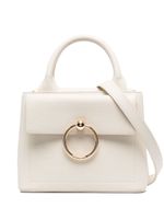 Claudie Pierlot mini Anouck grained leather handbag - Blanc - thumbnail