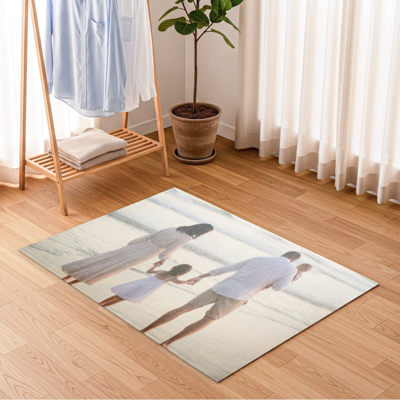 Gepersonaliseerd vloerkleed - 122 x 75 cm