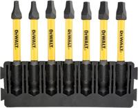 DeWalt Accessoires bitset | houder + impact torsion | 57 mm | sq1 x2, sq2 x3, sq3 x2 - dt70824-qz