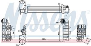 Intercooler, inlaatluchtkoeler 96221