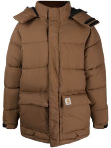 Carhartt WIP parka matelassée Milter à design impreméable - Marron