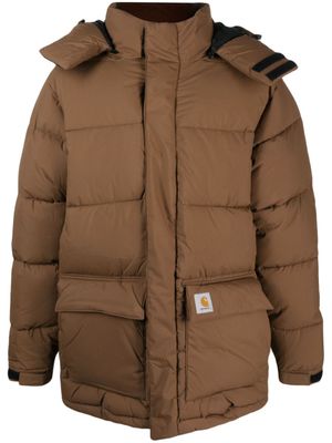 Carhartt WIP parka matelassée Milter à design impreméable - Marron