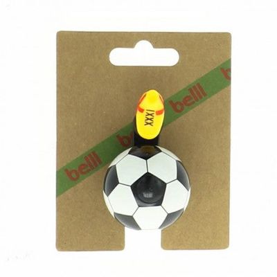 BELLL fietsbel Voetbal gele schoen, op kaart