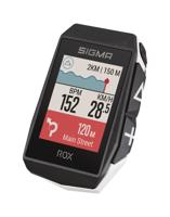 SIGMA fietscomputer rox 11.1 evo gps hr top mount set wit