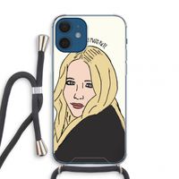 Mary Kate: iPhone 12 mini Transparant Hoesje met koord