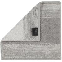 Cawö Cawö Two-Tone Gezichtsdoekje Platina 30x30