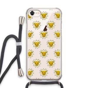 Leeuwenkoppen: iPhone 7 Transparant Hoesje met koord