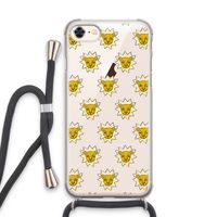 Leeuwenkoppen: iPhone 7 Transparant Hoesje met koord