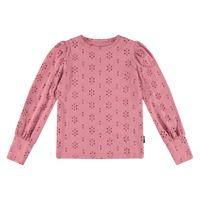 Vinrose Meisjes shirt - Dusty roze