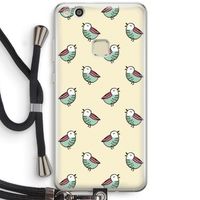 Vogeltjes: Huawei Ascend P10 Lite Transparant Hoesje met koord
