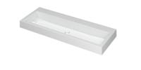 INK Wastafel Momento Polystone zonder kraangat 120 cm x 45 cm x 9 cm Glans wit 3421040 INK Wastafel Momento Polystone zonder kraangat 120 cm x 45 cm x 9 cm Glans wit 3421040