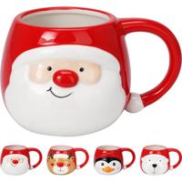 Kerstbeker met gezicht Kerstbeker met gezicht